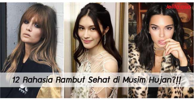 image of 12 Rahasia Rambut Sehat di Musim Hujan?!!